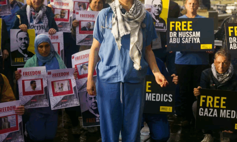 Who are the 95 Palestinian medics held captive by Israel?