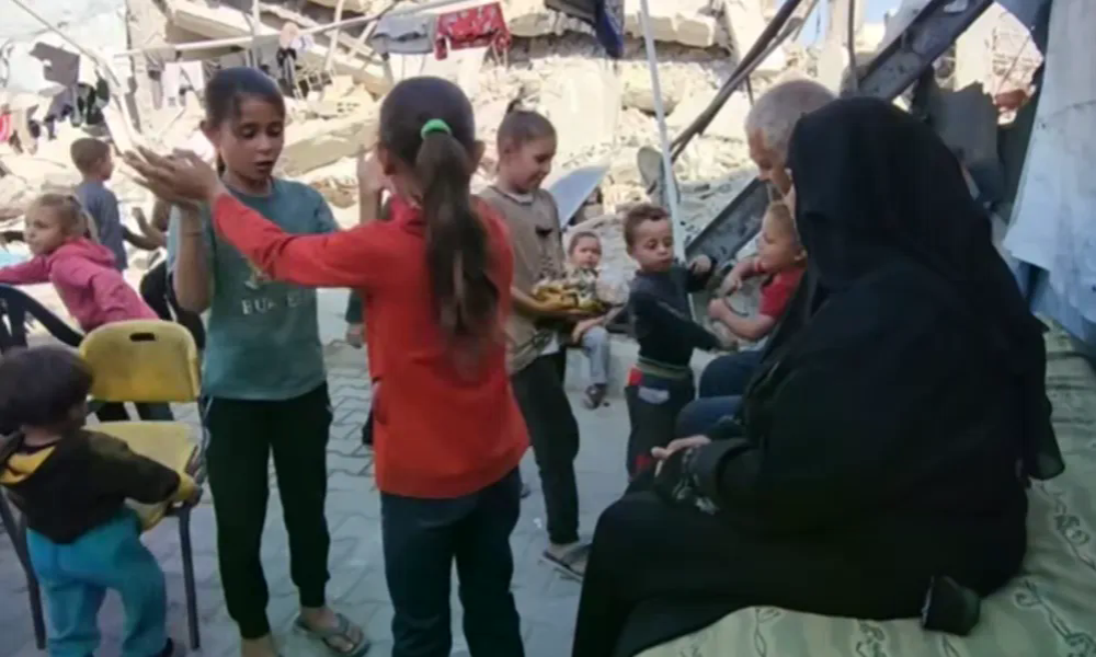 Palestinian grandparents care for 36 children orphaned by Israel in Gaza