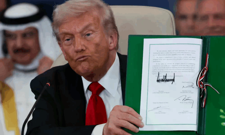 Trump threatens ‘to go in and kill’ Hamas in Gaza over internal clashes