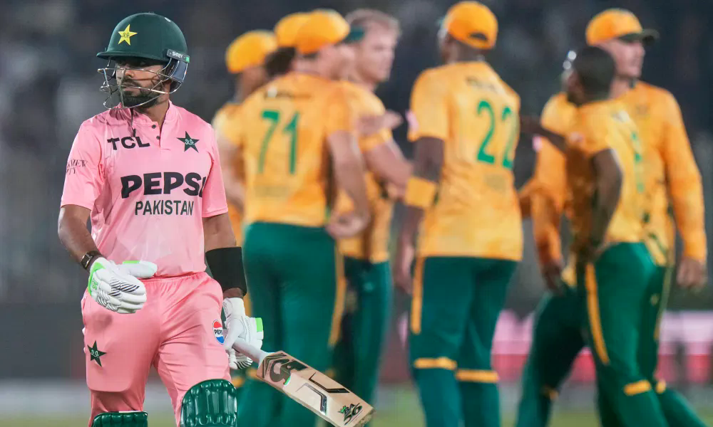 South Africa force Pakistan collapse as Babar out for a duck on T20 return
