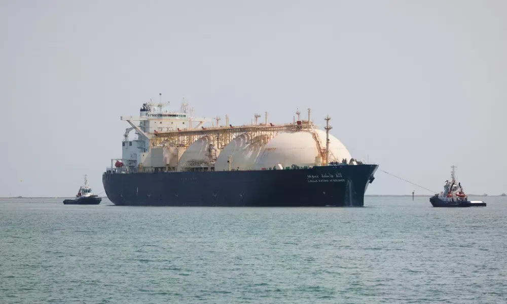 LNG tanker on fire off coast of Yemen after explosion