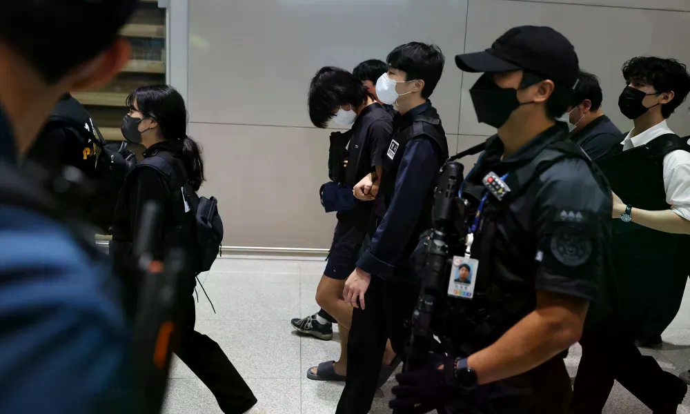 South Korea police seek warrants for 58 repatriated scam centre suspects