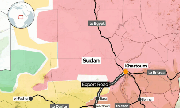 Control, choke points: The battle lines in southern Sudan