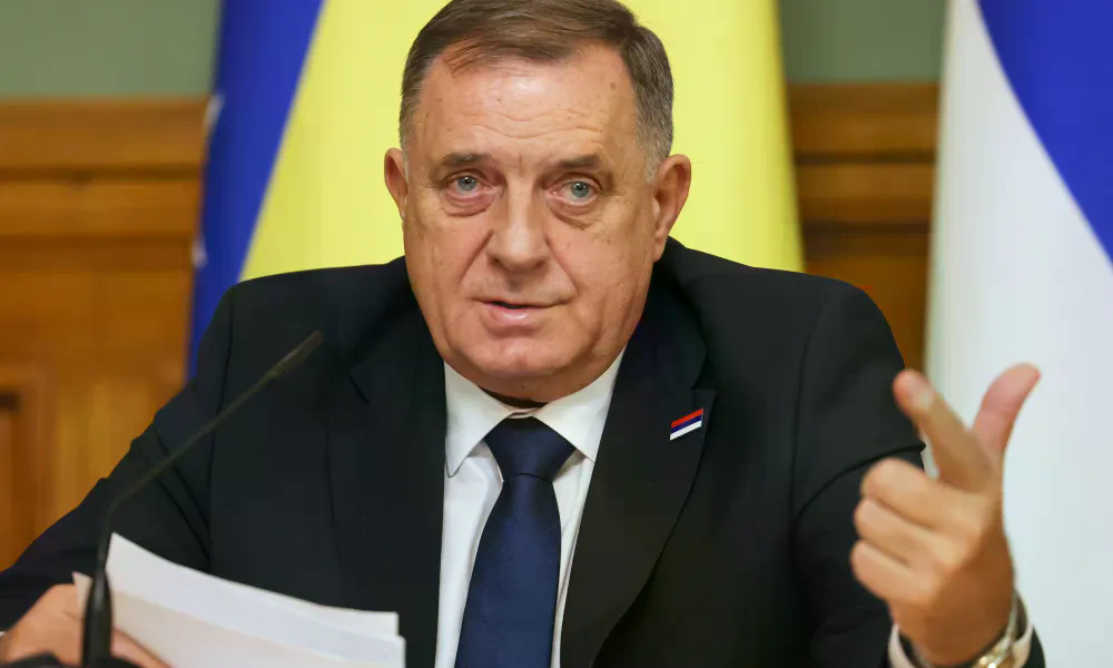Bosnia’s top court upholds political ban on Bosnian Serb leader Dodik